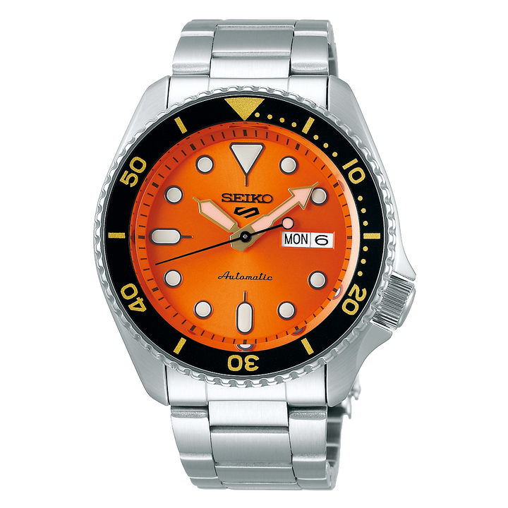 5 Sports SKX Series Orange Dial / Stainless Steel Bracelet Orange Dial