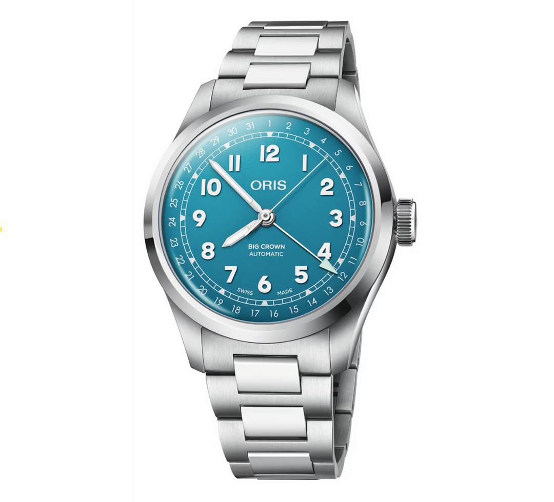 Big Crown Pointer Date Blue Blue Dial