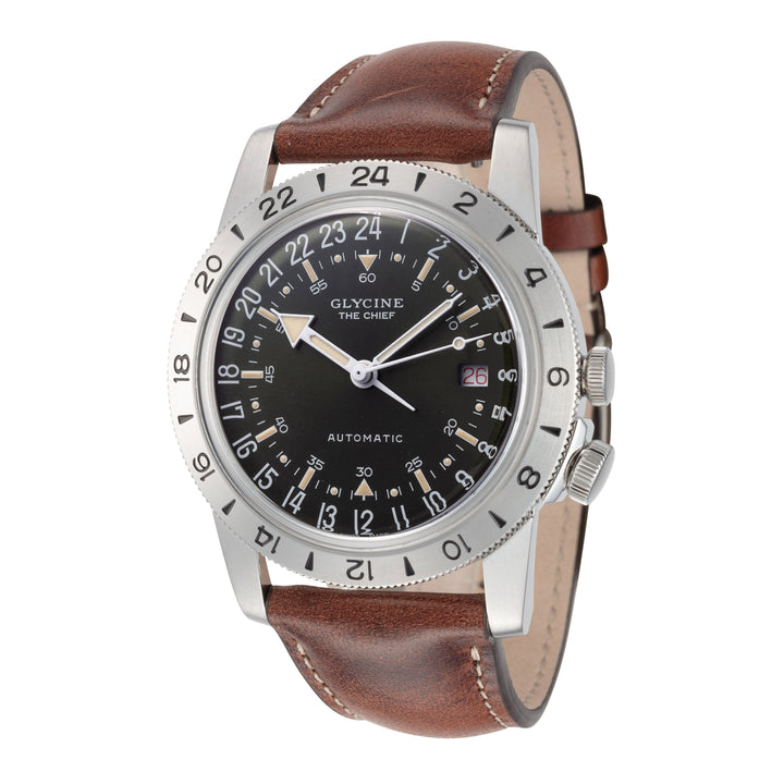 Airman Vintage Purist 40mm / Green / Brown Green Dial