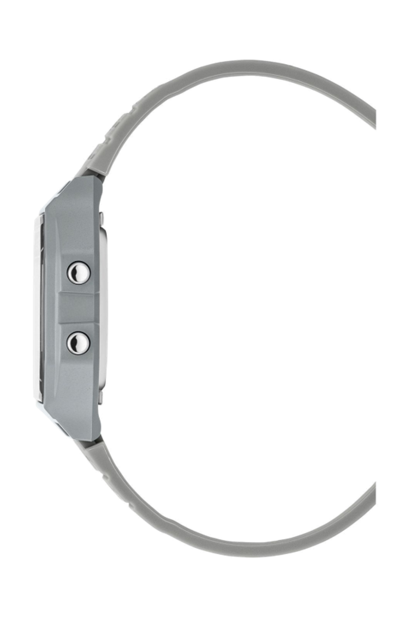 Gridline Digital Gray Dial / Gray Silicone Strap Gray Dial