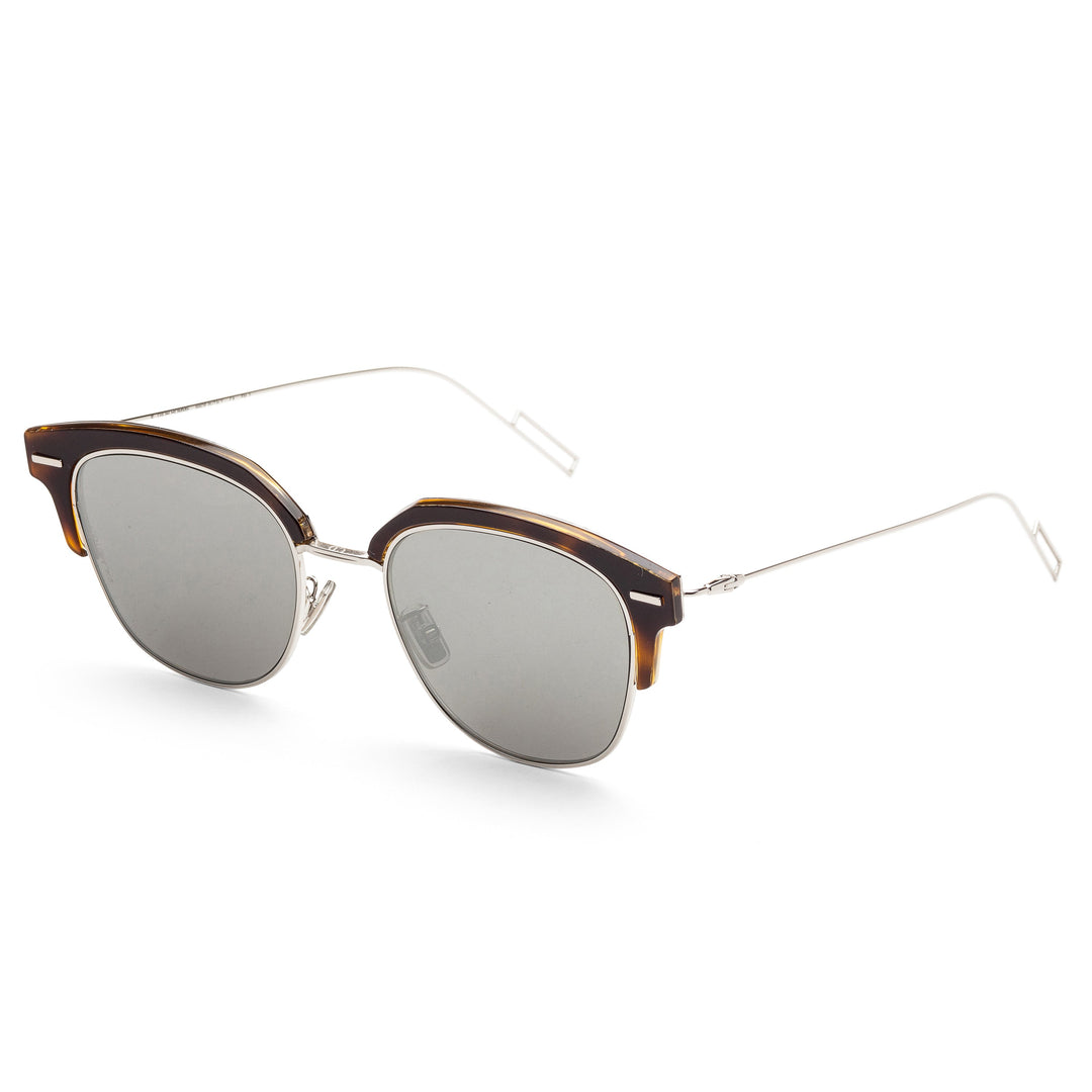 Tensifs Havana Crystal Frame, Silver Mirrored Lens |  Dial