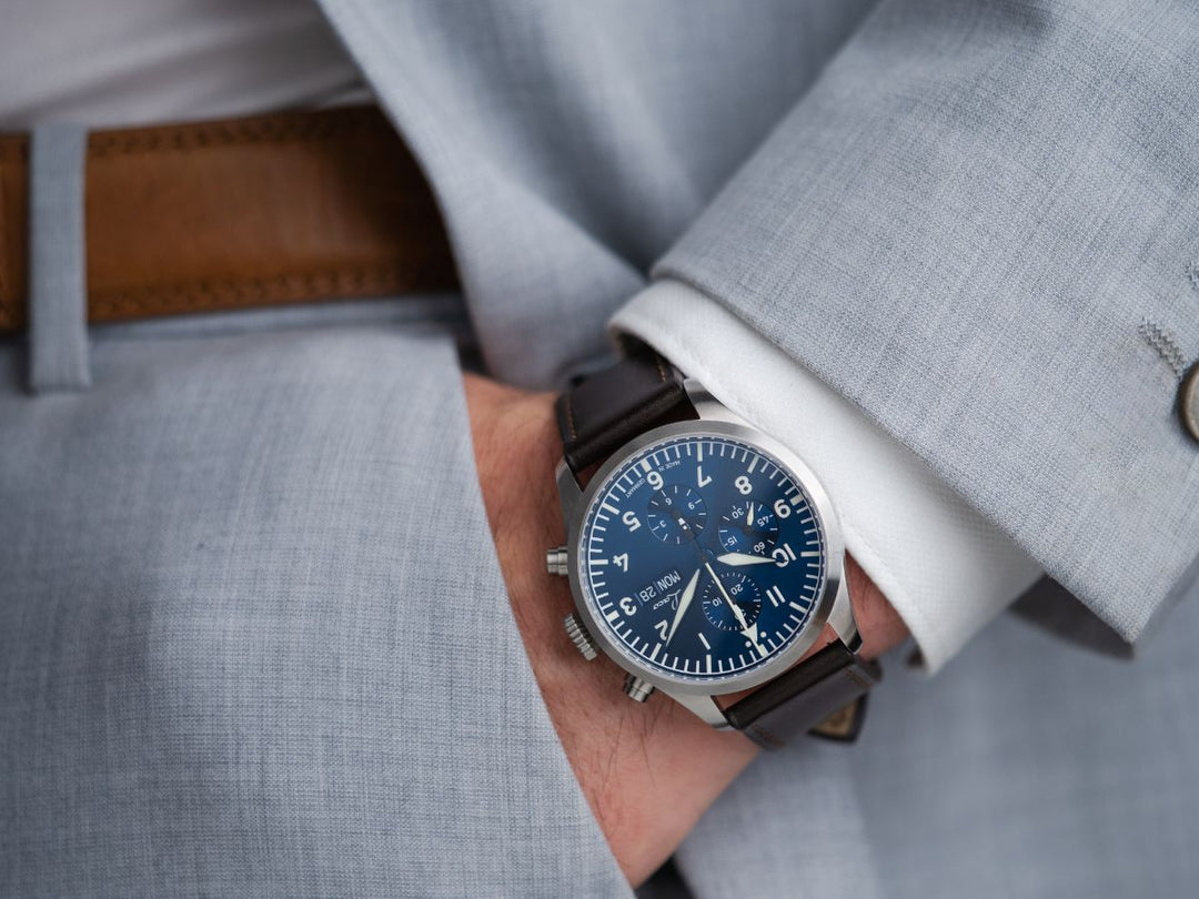 KIEL.2.BLAU Blau Blue Dial