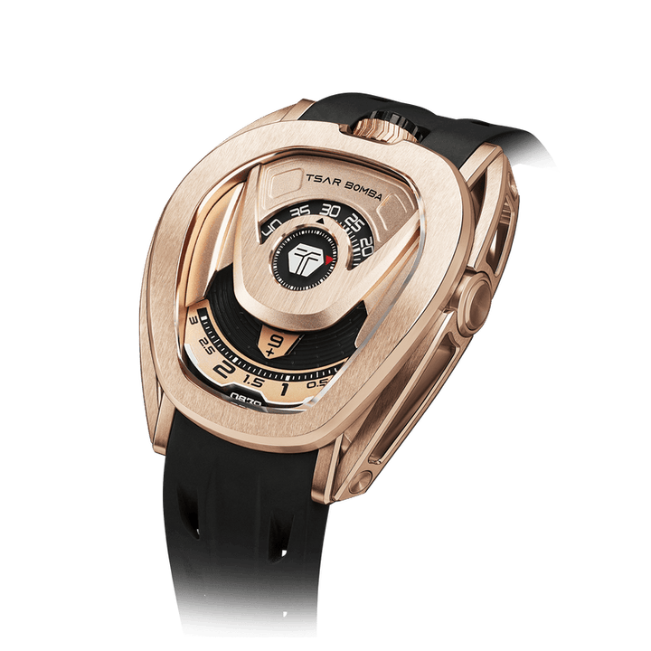 Reactor gold/rubber | Black Dial