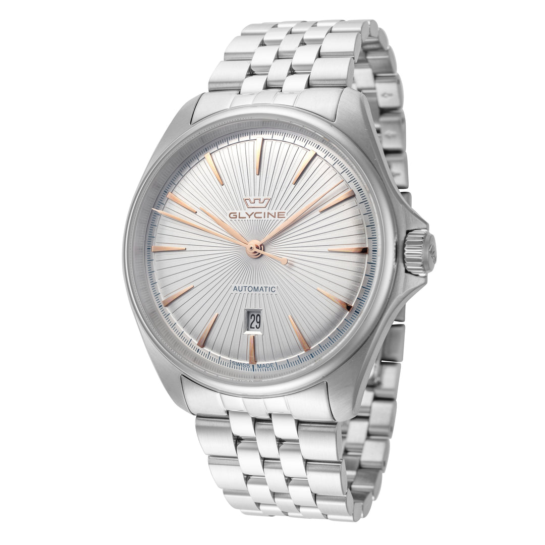 Combat Classic 43 mm / Silver / Silver Silver Dial