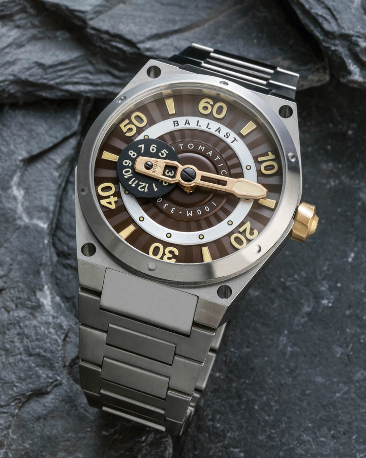 Pampanito Automatic Brown / Stainless Steel Brown Dial