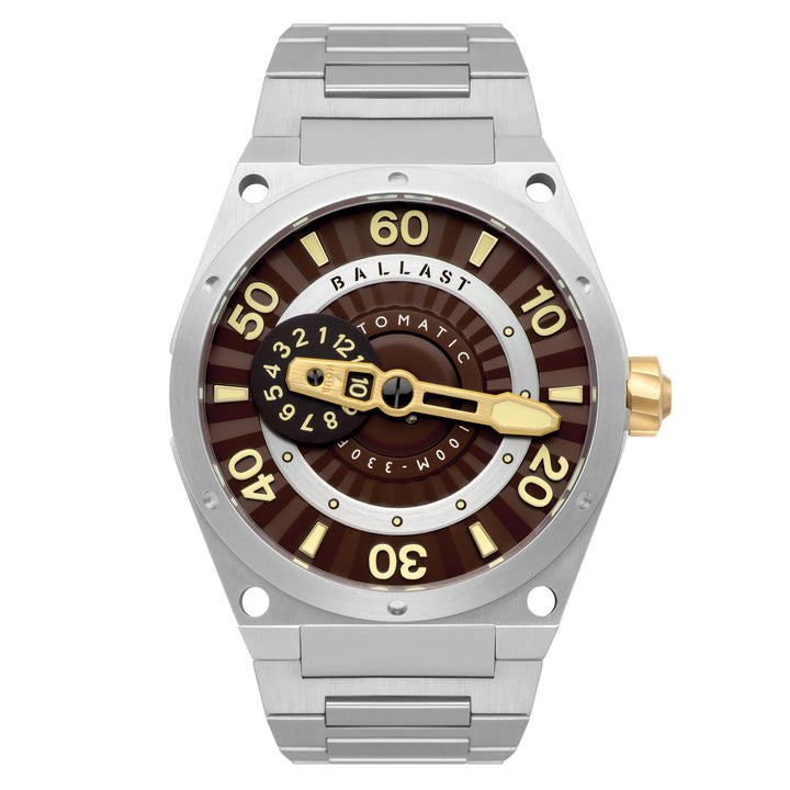 Pampanito Automatic Brown / Stainless Steel Brown Dial