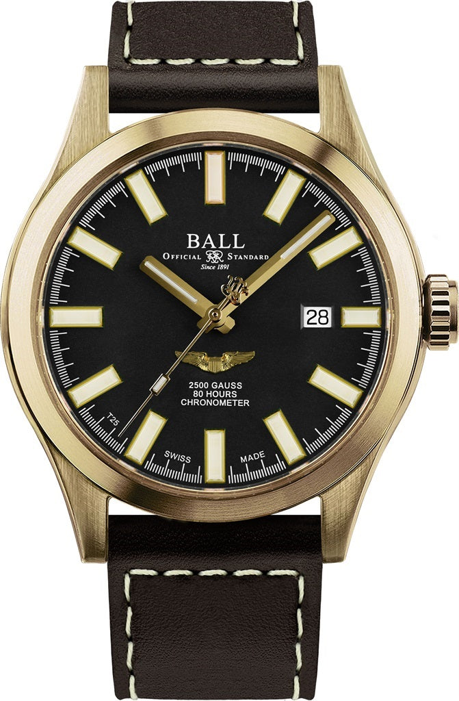 Engineer M Star Magna Black / Leather Black Dial