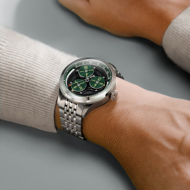 Engineer Hexham Trisect Automatic Limited Edition Green / Stainless Steel | Gree