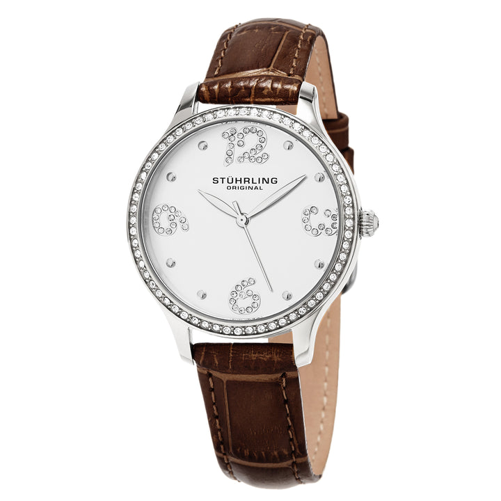 Vogue-560.01 Brown Leather | Silver Dial