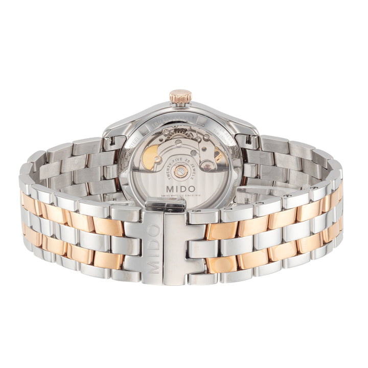 Belluna II 33mm / Silver / Silver and Rose Gold | Silver Dial