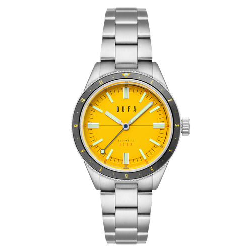 Freitaucher Automatic Yellow / Stainless Steel | Yellow Dial
