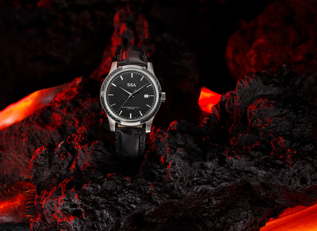 Classic Black / Leather | Black Dial