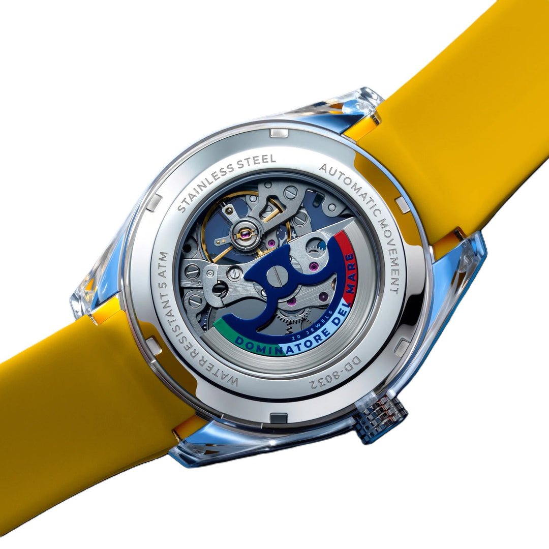 Ortona Radiant Yellow  / Yellow Silicone Strap Yellow Dial
