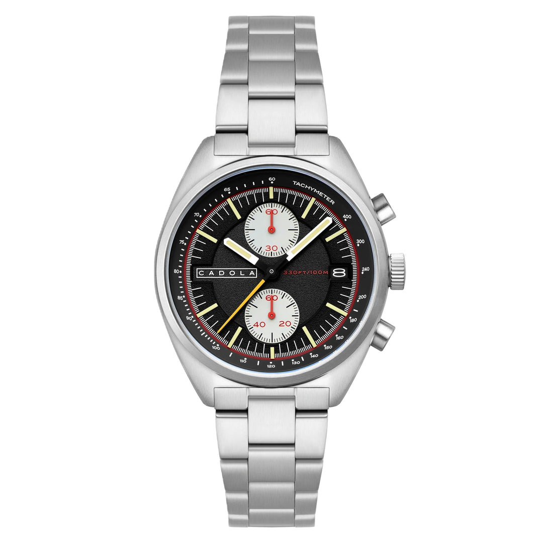 Slipstream Torque Twilight / Silver Stainless Steel Bracelet Black Dial