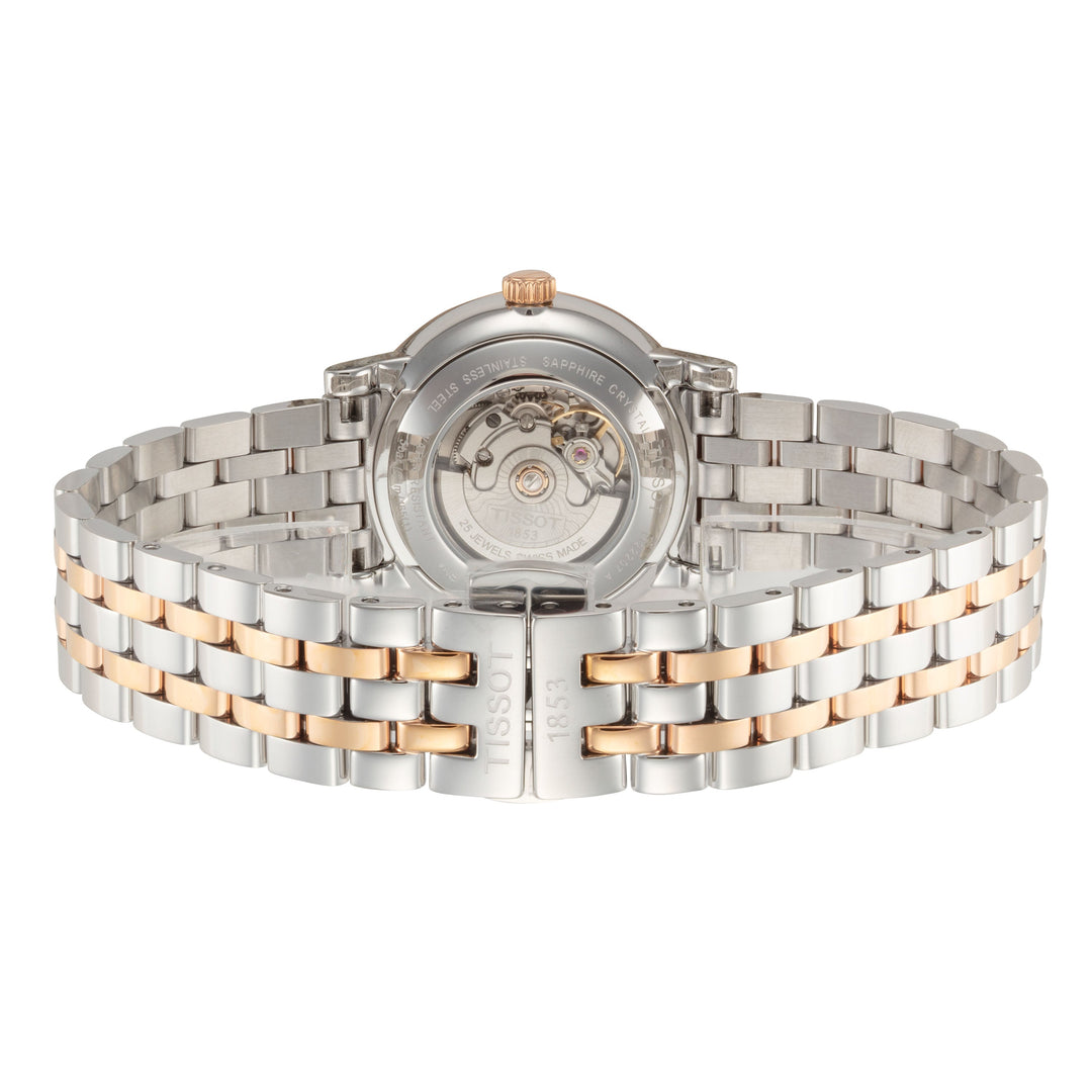 Carson 30mm / Silver / Silver and Rose Gold Silver Dial