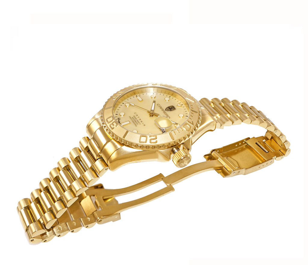 Catania MOP Goldtone-Gold | Gold Dial