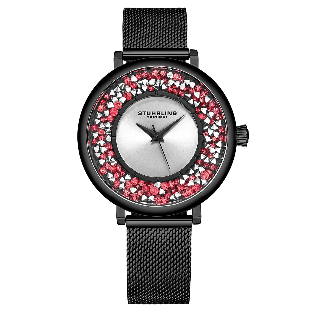 Symphony Black Stainless Steel | Silver Dial
