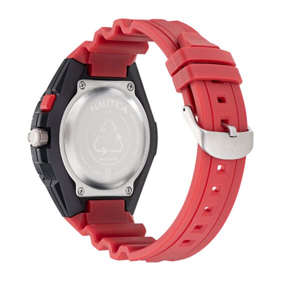 N83 SPORTY Red / Recycle Material | Black Dial
