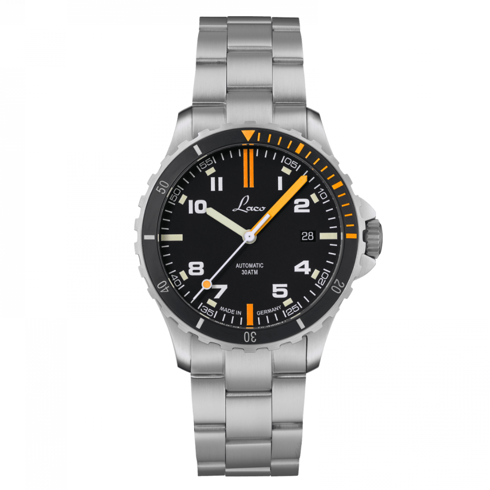 Mojave 39.MB Stainless Bracelet Black Dial