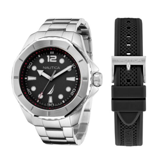EVERYDAY Silver / Stainless Steel | Black Dial