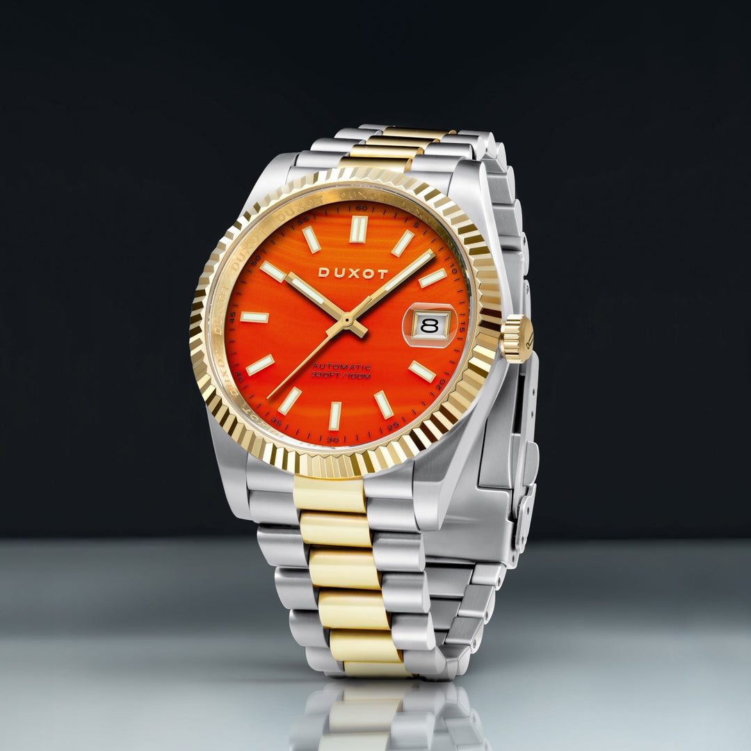 Marcel Automatic Lapidary Limited Edition Orange / Stainless Steel | Orange Dial