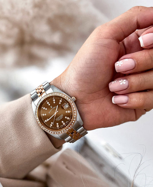Inspiration Business Two-tone Brown Brown Dial