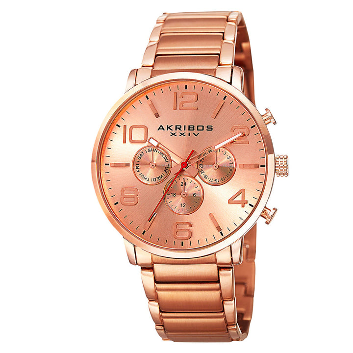 AK803RG-Casual Rose Gold/Stainless Steel | Salmon Dial