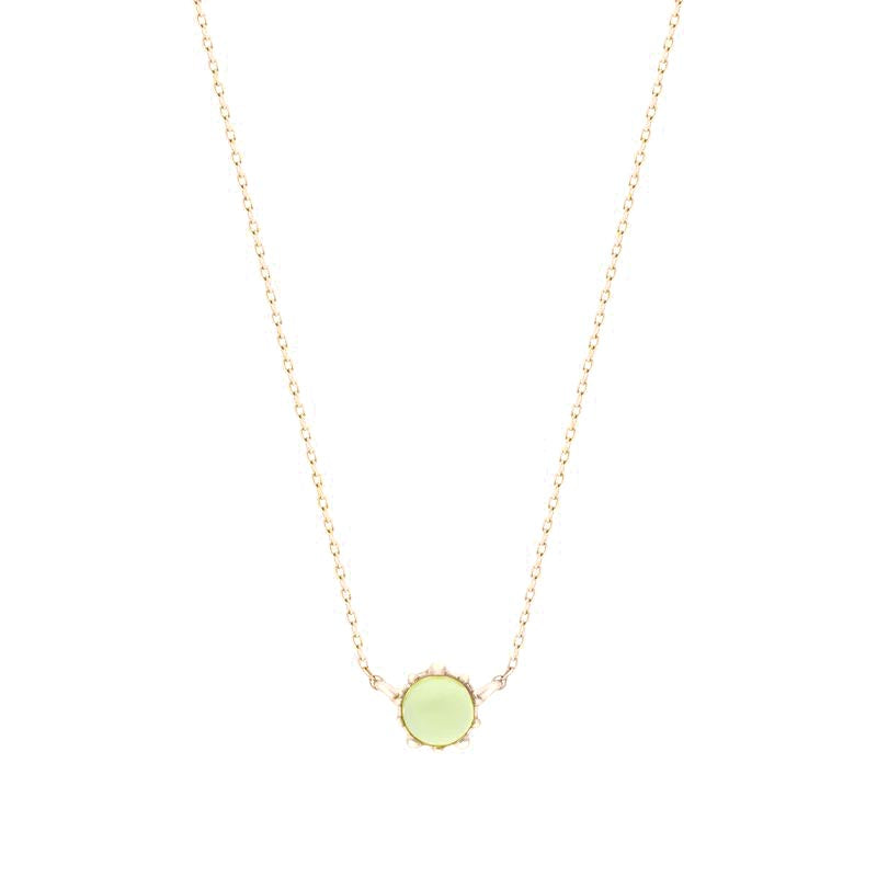 Beaded Peridot Necklace