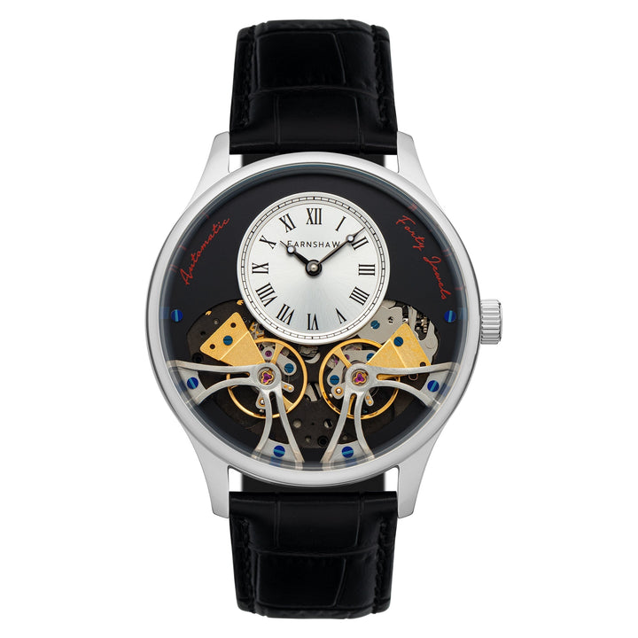 Thomas Earnshaw Scientists Faraday Double Barrel Automatic White / Leather | Whi