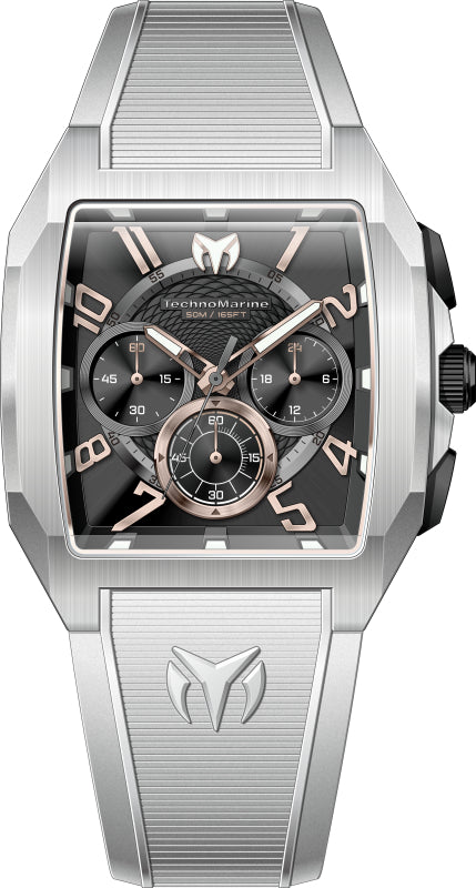 Aqua Quadrant 41mm / Black / White Black Dial