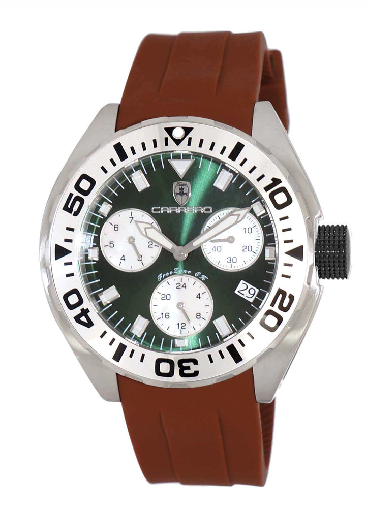FreeZone-CH Green / Brown | Green Dial