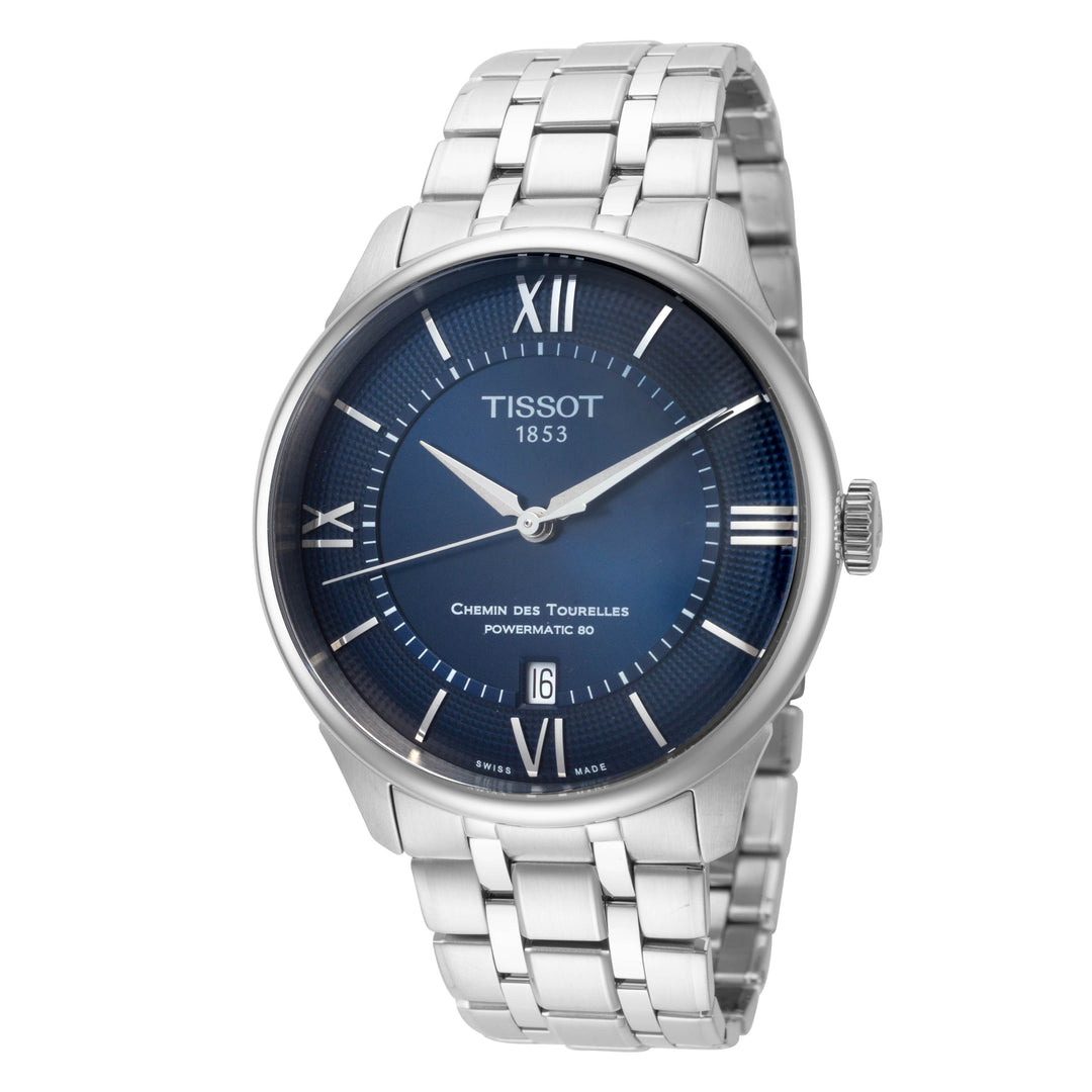 Chemin des Tourelles 39mm / Blue / Silver | Blue Dial