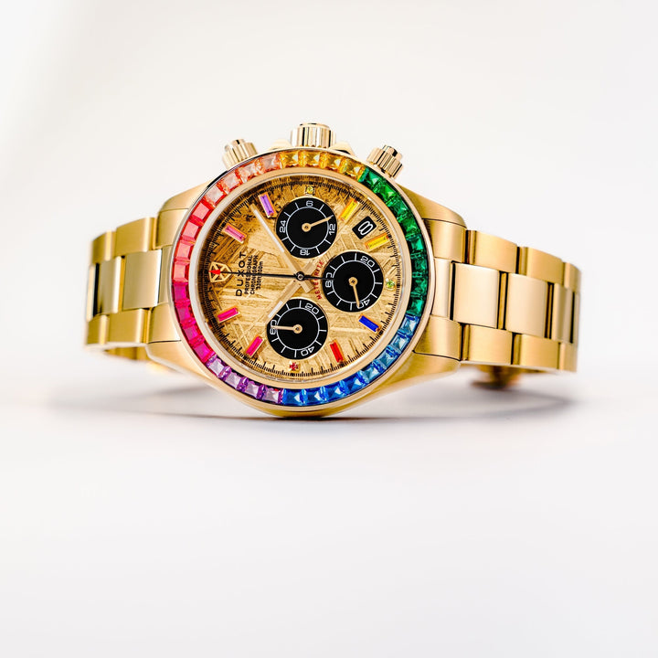 Accelero Meteorite Chronograph Limited Edition Gold / Stainless Steel | Gold Dia