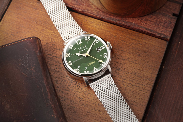 Heroes Comrade Silver / Green Dial | Green Dial