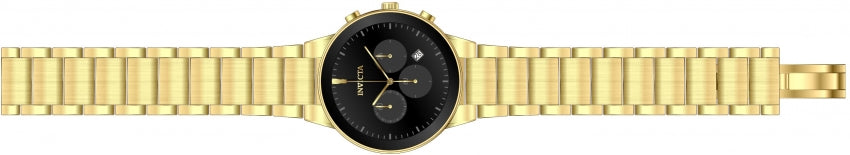 Specialty Chronograph Black Dial / Gold-Tone Stainless Steel Bracelet Black Dial