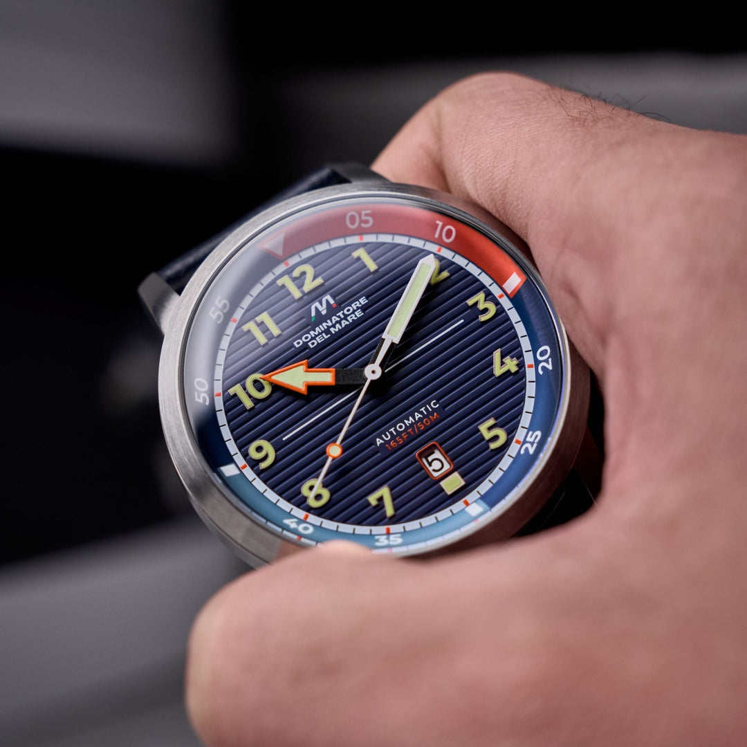 Camogli Automatic Blue / Blue Leather | Blue Dial