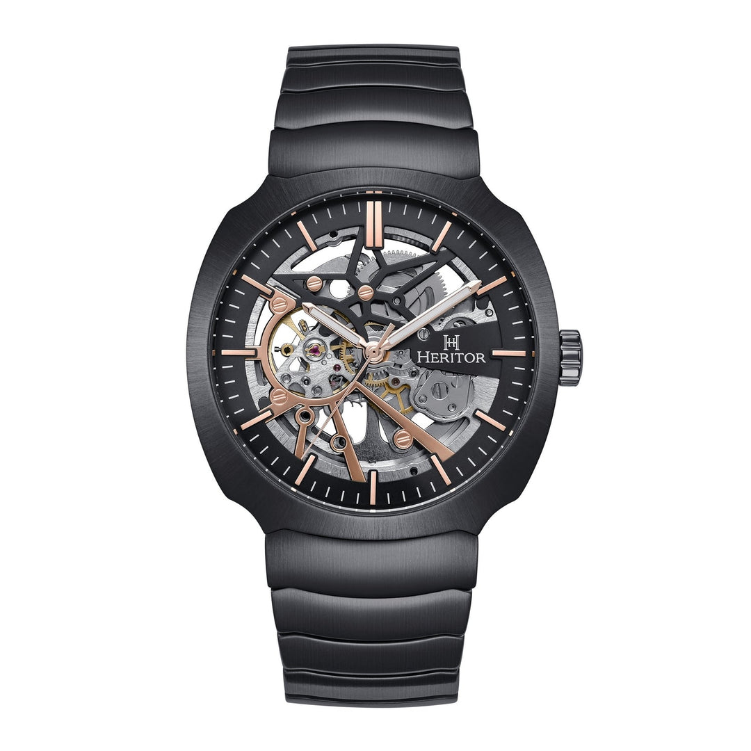 Magnus Black / Rose Gold | Black Dial