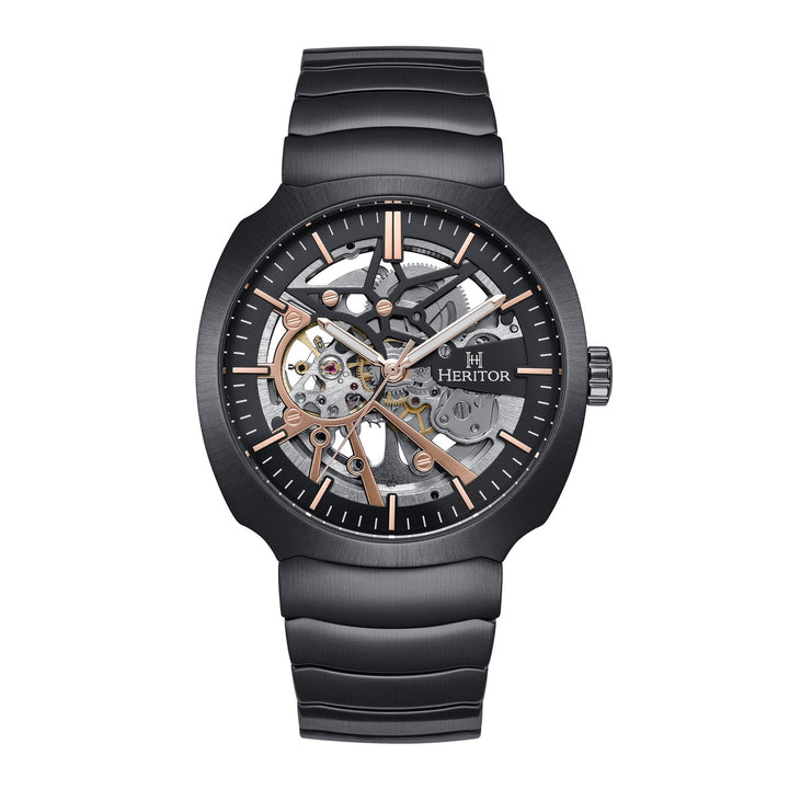 Magnus Black / Rose Gold | Black Dial