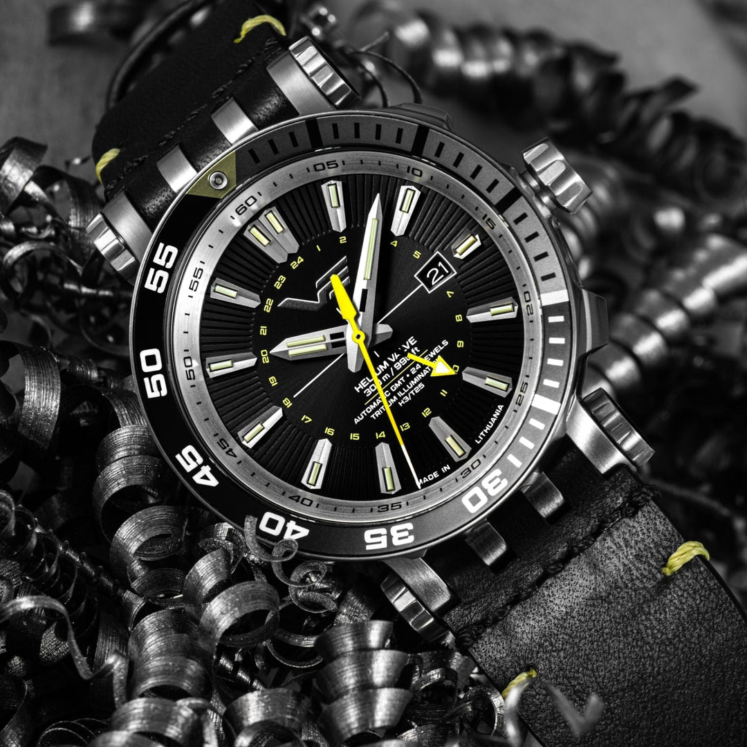 ENERGIA AUTOMATIC Black/Leather | Black Dial
