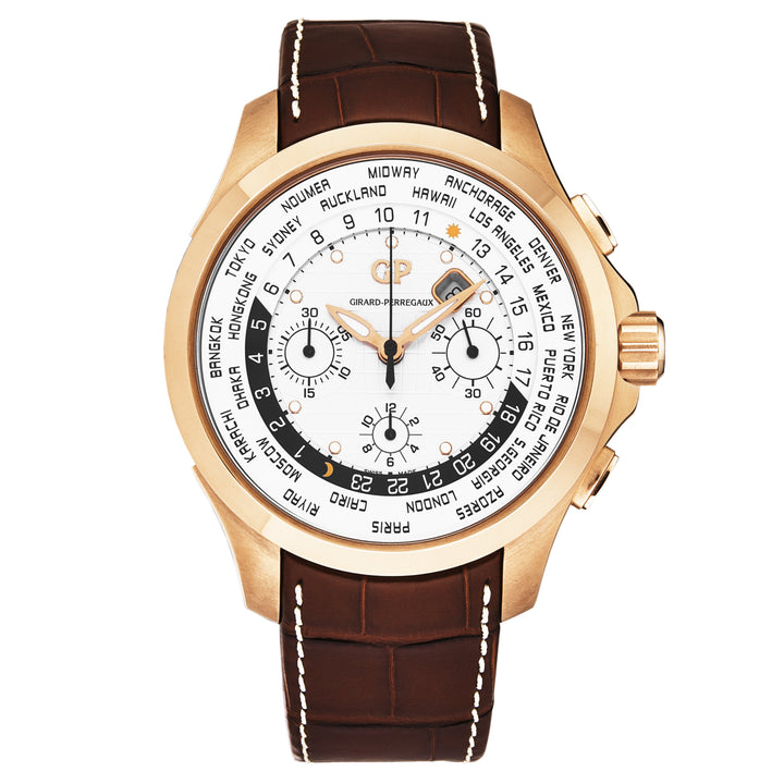 World Timer 4970052134BB6B / silver | Silver Dial