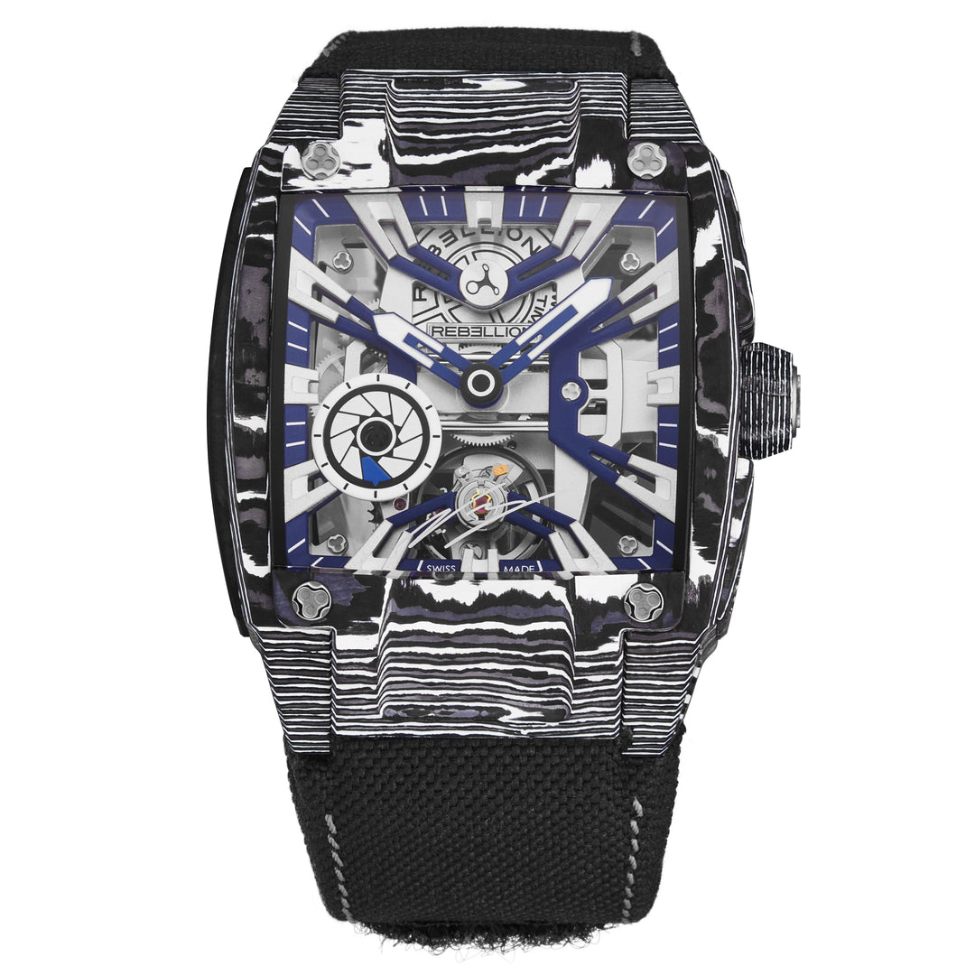 Re-Volt RBREV3H.CA.VBO / Blue Skeletonized | Blue Skeletonized Dial