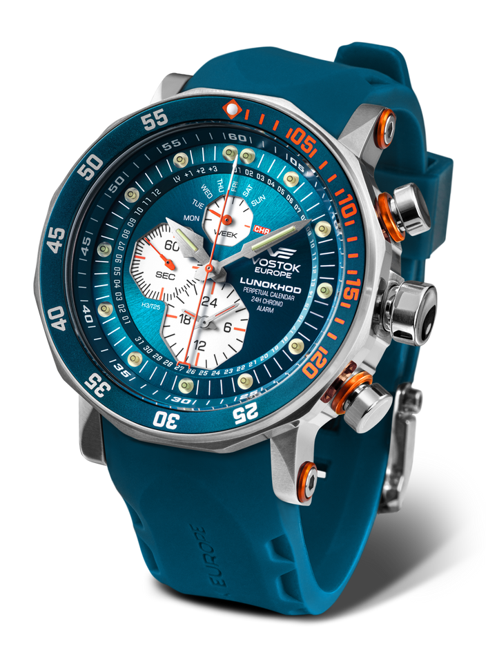 Lunokhod Turquoise Dial / Brown Leather Turquoise Dial