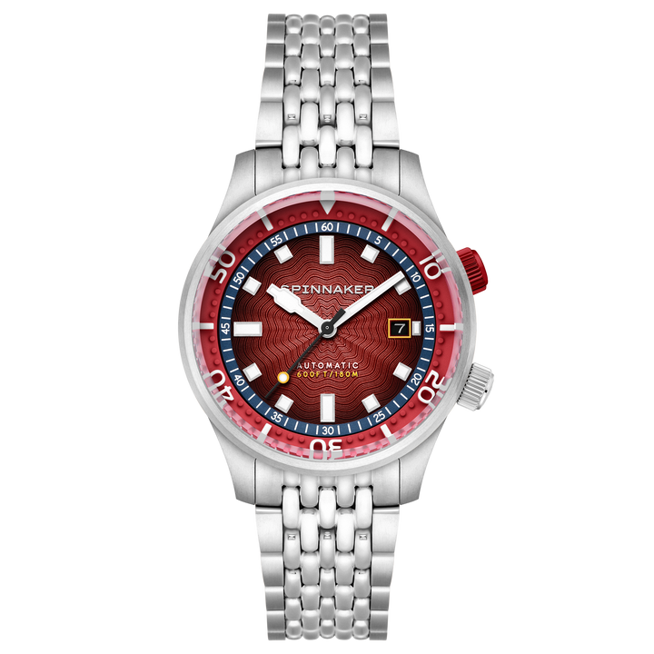 Bradner Automatic Red / Stainless Steel Red Dial