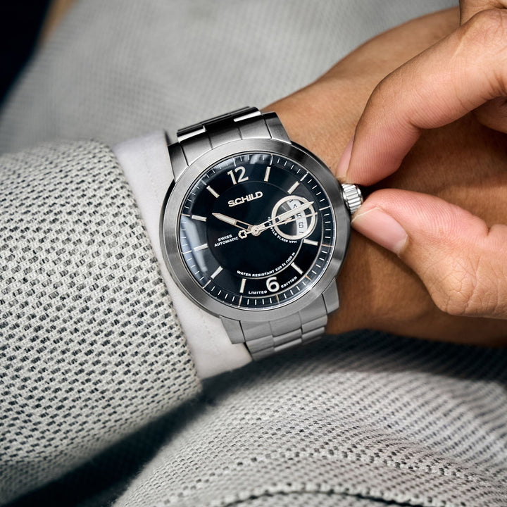 Heinrich Minimal Swiss Automatic Limited Edition Black / Stainless Steel | Black