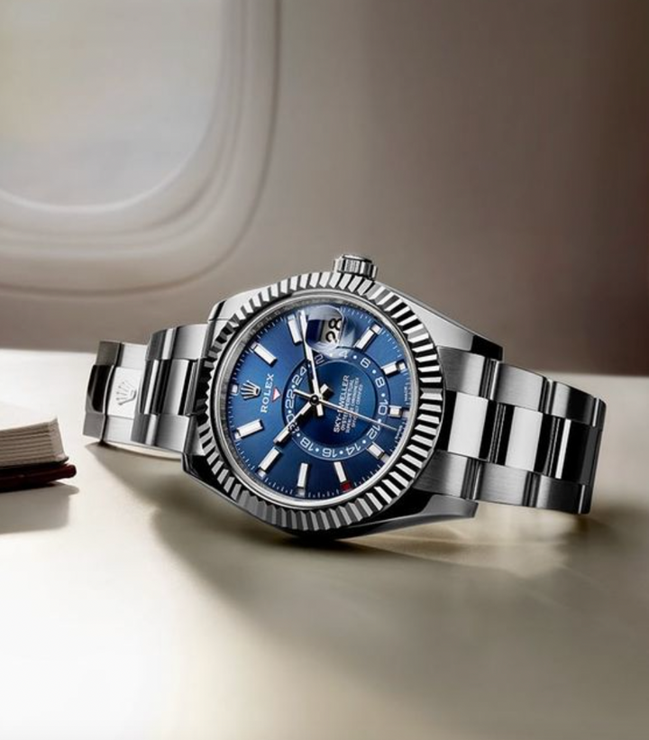 Pre-Owned Rolex Sky Dweller Blue Dial 42mm