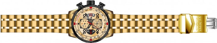 Aviator Chronograph Gold Dial / Gold Stainless Steel Bracelet Gold Dial