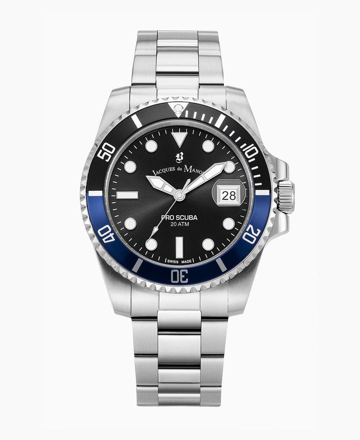 Pro Scuba black Black Dial