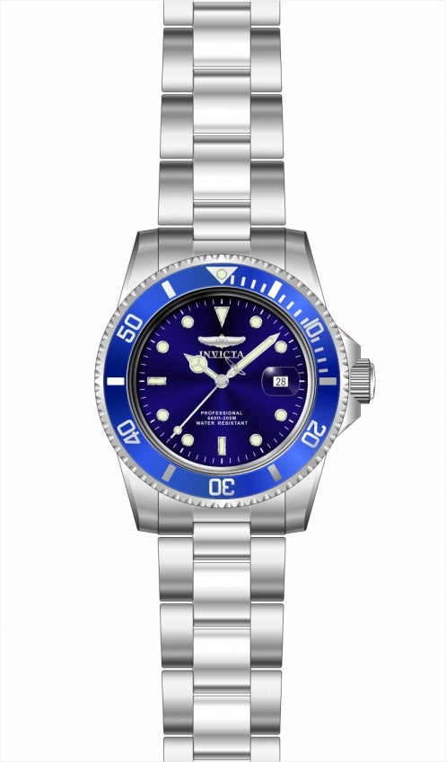 Pro Diver Blue Dial / Silver Stainless Steel Bracelet Blue Dial