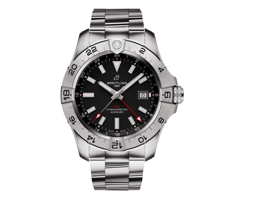 Avenger Automatic GMT 44mm / Black | Black Dial