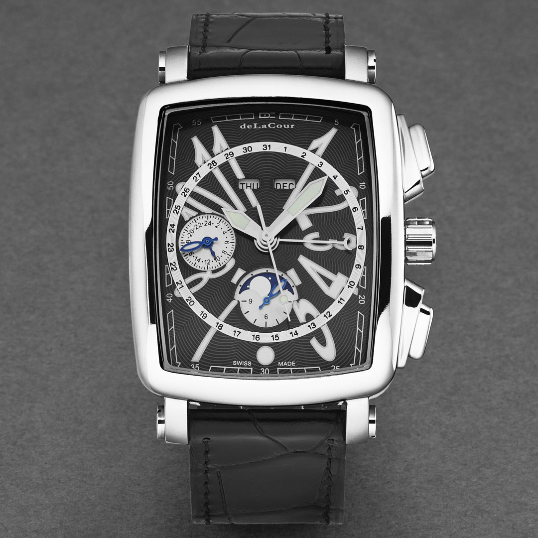 ViaLarga WAST1026-BLK / Black Black Dial